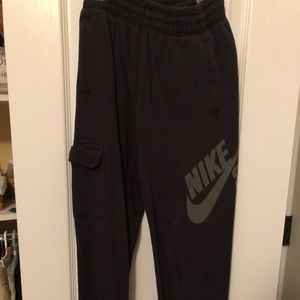 Boys Black Nike Sweatpants